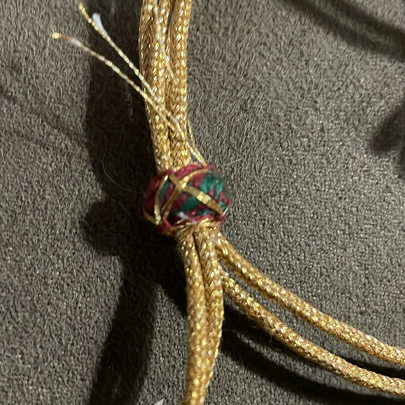 Kundan peach color choker - Picture 4 of 7